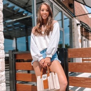 Abercrombie & Fitch color block sweatshirt